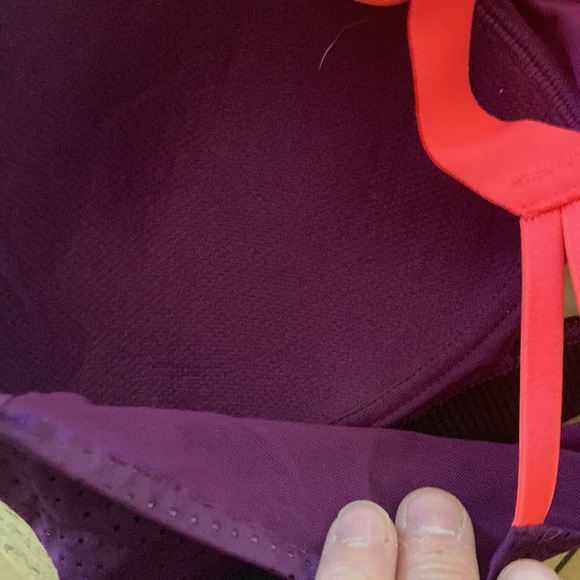 Victoria sport bra size 34D purple and neon orange - Picture 5 of 9